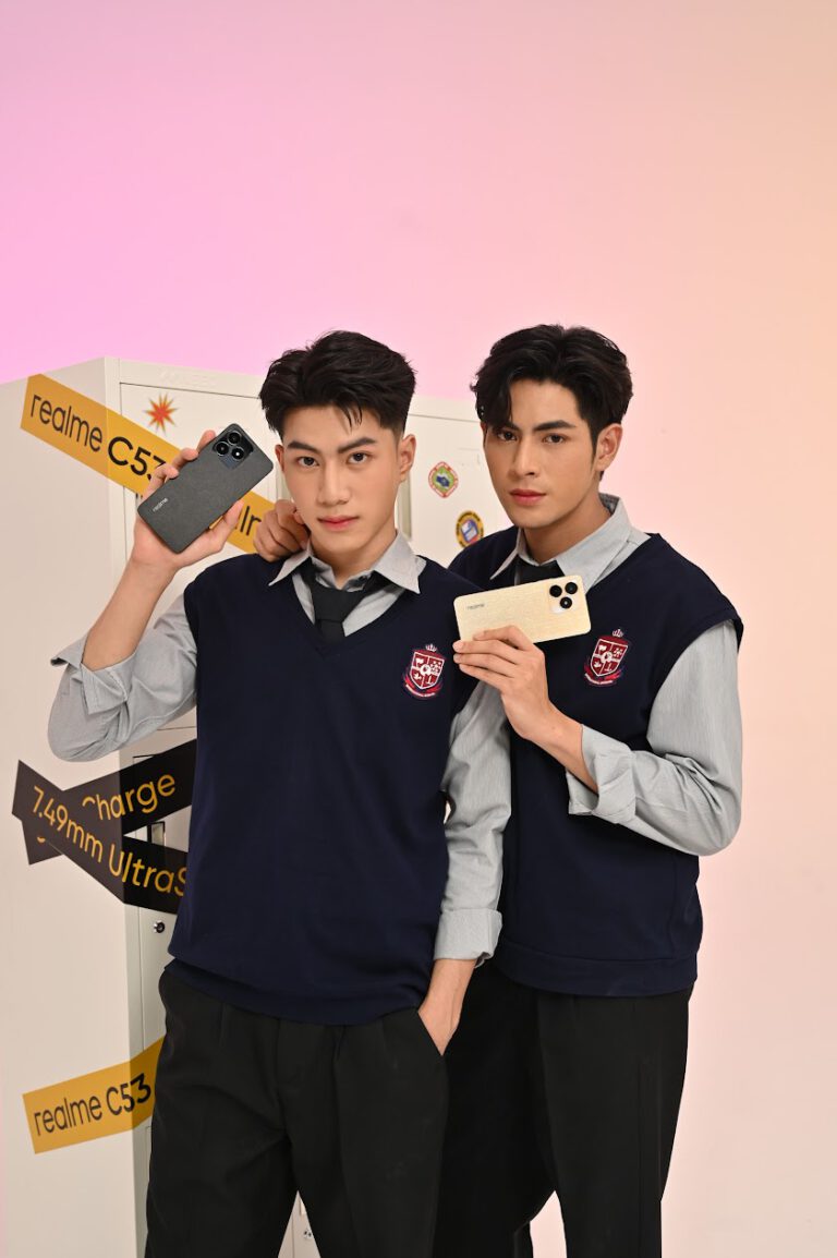 เอิร์ธ-แบงค์ สองคู่จิ้นชวนมาฟินกับ “realme C53” แชมป์เปี้ยนสมาร์ตโฟนที่ออกแบบเพื่อตอบโจทย์คนรุ่นใหม่ ช่วยคุณครีเอตคอนเทนต์สุดประทับใจ เรียกยอดไลก์แบบปัง ๆ